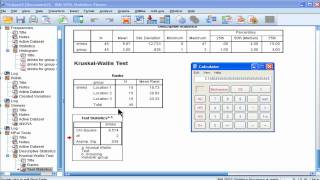 KruskalWallis  SPSS part 3 [upl. by Eelyram340]