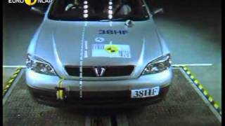 Opel Astra G Crash Test [upl. by Yarased]