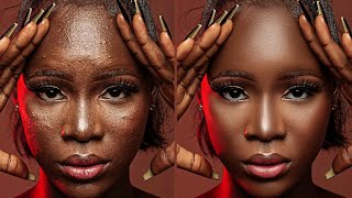 HighEnd Skin Retouching Beginner Photoshop Tutorial  Frequency Separation [upl. by Sibie713]