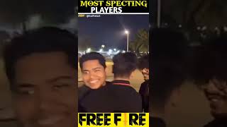 OMG 😯 MOST SPECTING PLAYERS 😱 trending freefire totalgamingraistarsksabir Free Fire Tech [upl. by Haleeuqa]