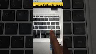 How to disable laptop keyboard  लैपटॉप का कीबोर्ड कैसे बंद करे [upl. by Ydnahs]