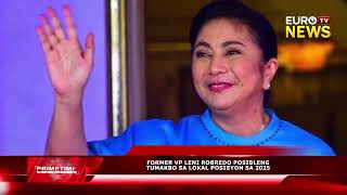 FORMER VP LENI ROBREDO POSIBLENG TUMAKBO SA LOKAL POSISYON SA 2025 [upl. by Xylina]