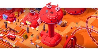 Super Chill  Mission to Mars  Parkitect [upl. by Garfinkel]