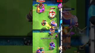 Dragón infernal mal posicionado clashroyale [upl. by Sillad]