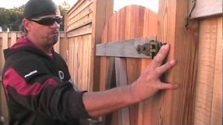 GATEINABOX Demo Video How To Install Fence Gate Hinges [upl. by Kerman]