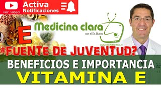 Vitamina E ✅ BENEFICIOS y SÍNTOMAS SI Falta Vitamina E  ¿Para que sirve  Medicina Clara [upl. by Schober]