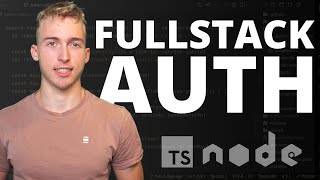 Fullstack Authentication with Refresh Access Tokens Node Nextjs Typescript [upl. by Lyons]