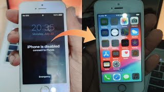 How To Enable disabled iPhone  Enabling iPhone 5s  Apple ID [upl. by Azrim]