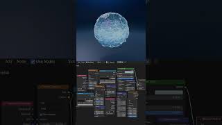 🧊Ice in blender blendercourse blender blendertraining tutorial blendertutorial 3danimation [upl. by Anawek]