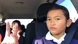 CarPool Karaoke  using your diary at Holy Family School [upl. by Eppilihp]