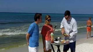 Special Guest Chef Bruce McAdoo  Hilton Sandestin Beachside Report with the HTeam 07282010 [upl. by Hamirak870]