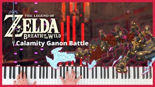 Calamity Ganon Battle  The Legend of Zelda Breath of the Wild  Piano Cover  Sheet Music [upl. by Alekin]