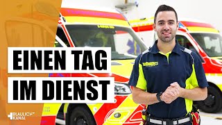 Einen Tag im Rettungsdienst  Marius bei Veritas Ambulanz [upl. by Wyon919]