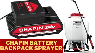 CHAPIN Battery Backpack Sprayer  battery powered sprayer  farming equipment  agricultural tools [upl. by Aschim]