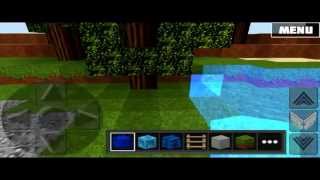 Minecraft Android Gameplay Worldcraft 2 Creating Small Sea [upl. by Kooima]