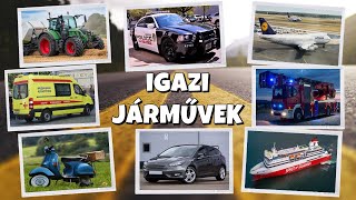 Igazi járművek közlekedési eszközök🚜🚁🚀 [upl. by Aniala]