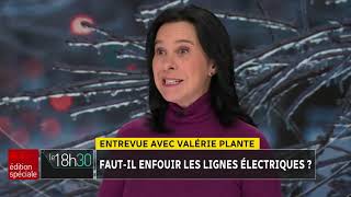 Tempête de verglas et gestion des arbres à Montréal  entrevue avec Valérie Plante [upl. by Gerianne]