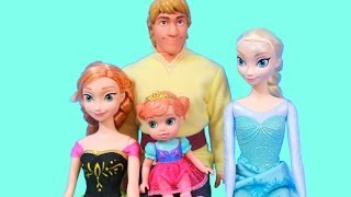 Kristoff Barbie Doll Teaches Anna How Ice Skate [upl. by Jemmie]