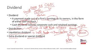 Dividend Policy  Corporate Finance [upl. by Aicire]