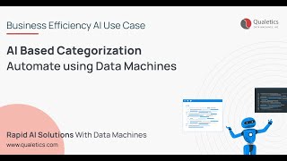 AI Based Categorization using Data Machines [upl. by Mlohsihc]