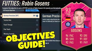 HOW TO COMPLETE GOSENS OBJECTIVES FAST  93 Rated Futties Robin Gosens Objective  FIFA 23 [upl. by Htederem]