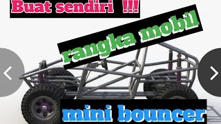 Membuat rangka bouncer mesin sepeda motor part 1rock bouncermesin sepeda motor [upl. by Anirahtak]