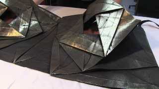 Collections in Motion Folding Miyake Shrug [upl. by Gail]