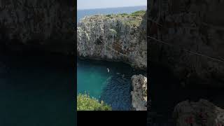 Fiordo del Ciolo  Short fiordo spiaggia salento puglia mare adriatico italia italy [upl. by Orella526]