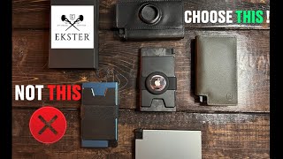 WHICH TO BUY Every EKSTER Wallet Reviewed  Parliament vs AirTag Wallet vs Cardholder AND MORE [upl. by Nosirrah]