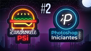 Como criar Logo no Photoshop com Efeito Neon  Tutorial 2 [upl. by Haldis714]