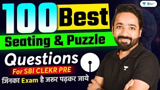 SBI Clerk 2023  Best Seating and Puzzle Questions  Reasoning  Puneet [upl. by Ayam]