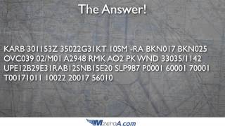 Decoding METAR Quiz  Answer Video [upl. by Noscire567]