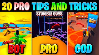 20 Pro Tips and Tricks in Stumble guys  Ultimate Guide to Become a Pro 3 [upl. by Inalan]