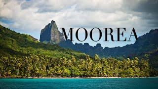 MOOREA ISLAND 4K  French Polynesia [upl. by Kcirevam]