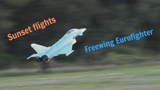 Freewing Eurofighter Sunset Flights  HD 50fps [upl. by Colwell]