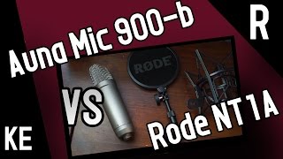 Auna mic 900b vs Rode nt1a  Welches ist das bessere Mikrofon für Youtuber [upl. by Arze]