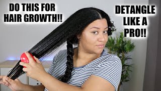 My Pre Poo Routine For Natural Hair Growth [upl. by Frieda]