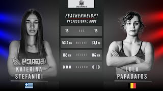 Cage Survivor 15 Katerina Stefanidi vs Lola Papadatos Full Fight [upl. by Inajar]