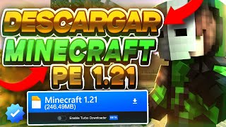 como descargar minecraft pe 121 👈 SEGURO y FÁCIL  DESCARGAR MINECRAFT PE 121 ✅ MCPE ANDROID 2024 [upl. by Halvaard98]