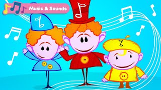 Classical Music for Babies w The Notekins  Toddler Learning Video w Musical Instruments Sounds [upl. by Warfore]