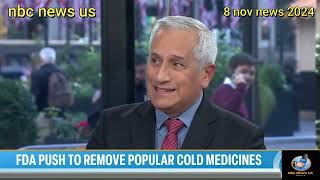 FDA Moves to pull popular cold and flu medicines from shelves  news [upl. by Adnohryt856]