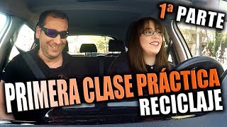 Esta alumna lleva SIN CONDUCIR desde los 18 años  Clase de reciclaje Parte 1 Autoescuela Lara [upl. by Eetsud860]