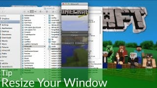 Tip Resize your Minecraft Window [upl. by Essam681]