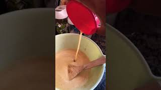 Have you tried making pancake with plantain shorts food pancake plantain cooking viralvideo [upl. by Efron6]