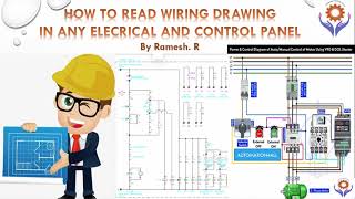 How to Read Electrical Diagrams  Wiring Drawings Explained  Control Panel Wiring electrical [upl. by Euhc102]