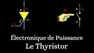 Électronique de Puissance Le Thyristor [upl. by Ayalat]