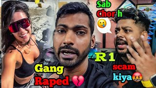 Foreign Ladki ka sath Gang RAP💔 BeerBikerSamy ka R1 ka SACH🤬 Superbike Scam in india [upl. by Ariada]