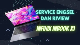 INFINIX INBOOK X1 SERVICE ENGSEL dan RIVIEW SPESIFIKASI  DISASSEMBLE INFINIX INBOOK X1 [upl. by Ahsem862]