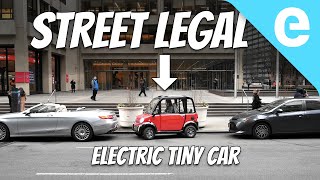 The first ELECTRIC microcar in NYC Wink Motors review [upl. by Hayimas]