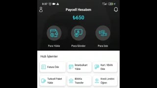 Paycell Hesap Açıldığında Gözüken TL Bakiyesi Nedir Paycell Hazır Limit Nedir Hesapta para var [upl. by Etam]